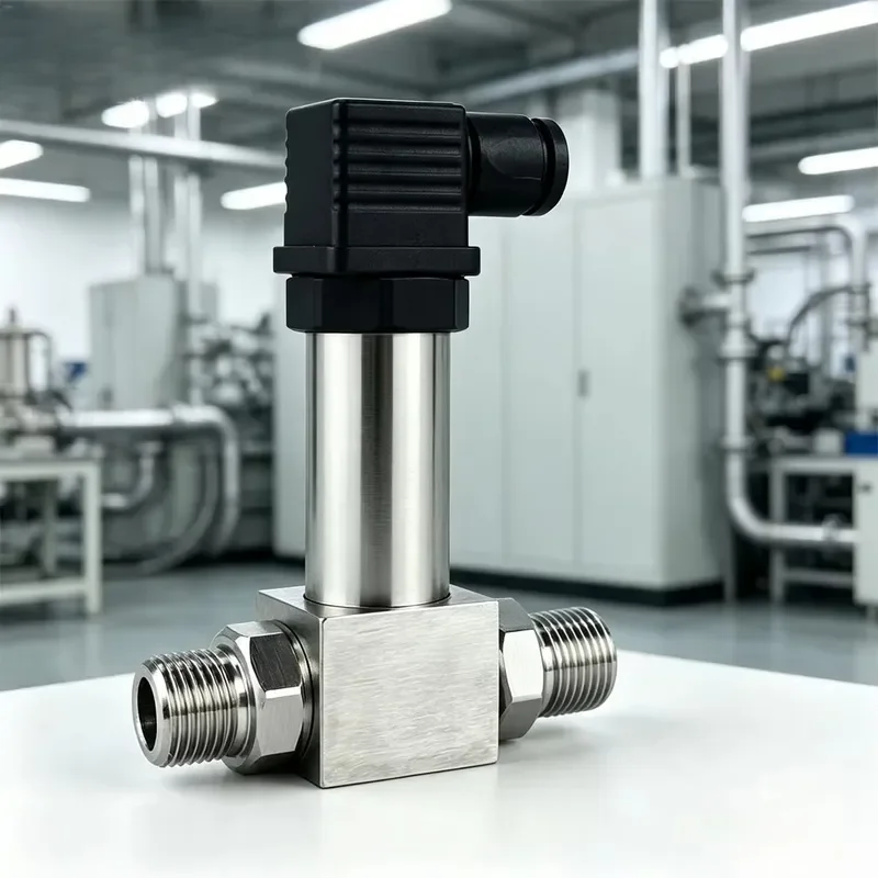 12~36DC Inline Differential Pressure Sensor for Environmental and Hydraulic Equipment Monitoring