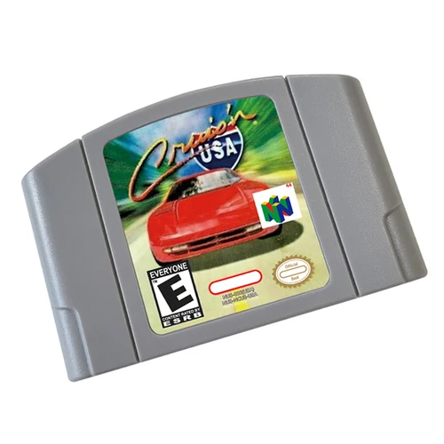 Cartucho De Videojuego Crusin Usa De 64 Bits Para Consola De
