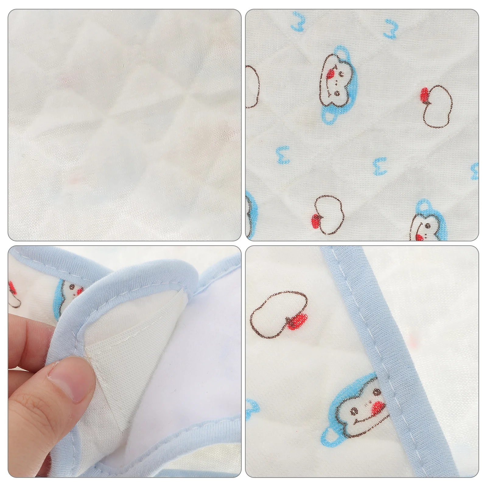 3 قطعة حزام البطن الرضع القطن الوليد أحزمة البطن المطبوعة حزام السرة للطفل الدافئة لينة حماية الشتاء في الهواء الطلق الاستخدام الداخلي #5