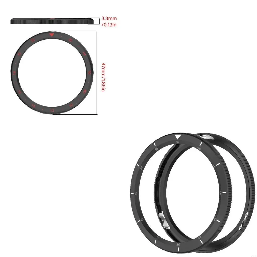 

Стальная рамка панель многофункциональная стальная рамка усиливает внешний вид и прочность диаметром 47 мм для 3/4 часов 77JC