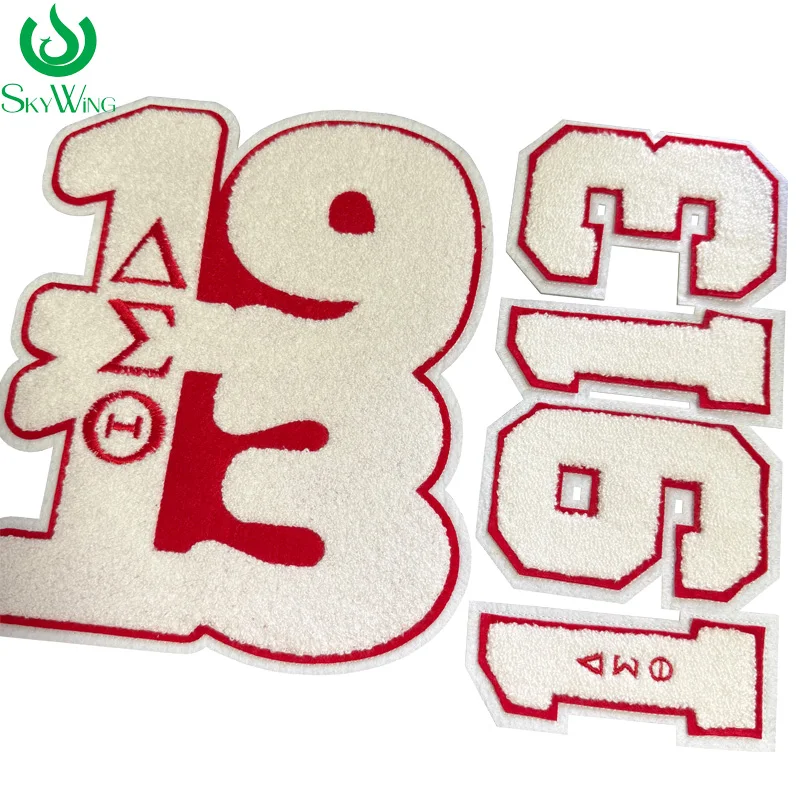 Pyramid Number Patch DST 1913 Number, Iron on Delta Sigma Theta Greek Sorority Patches for Woman, Delta Applique for Gift