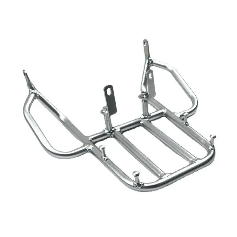 Silver Motorbike Rear Cargo Luggage Rack Back Bracket Carrier For Kawasaki KLX250 1994-2007 2000 2005 Dirt Bike Off-Road