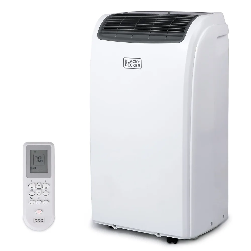 

BLACK+DECKER 12,000 BTU Air Conditioner Portable for Room up to 550 Sq. Ft, 4-in-1 AC Unit, Dehumidifier, Heater, & Fan