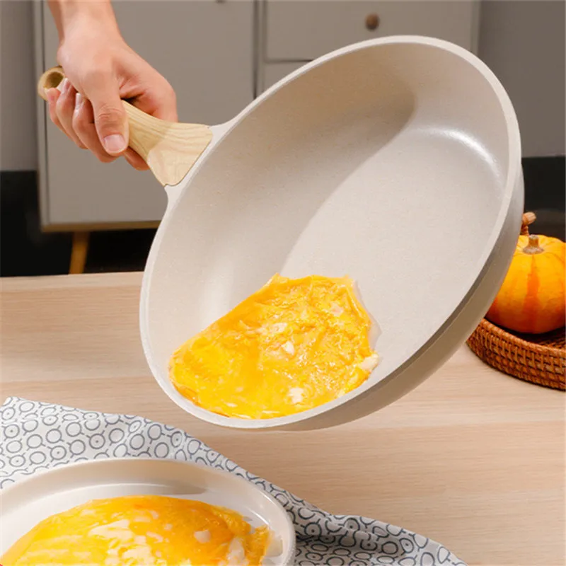 Induction Cooker Gas Stove Nonstick Frying Pan Home Maifan Stone Pancake Fried Egg Steak Cooking Pot Saucepan Kitchen Cookware