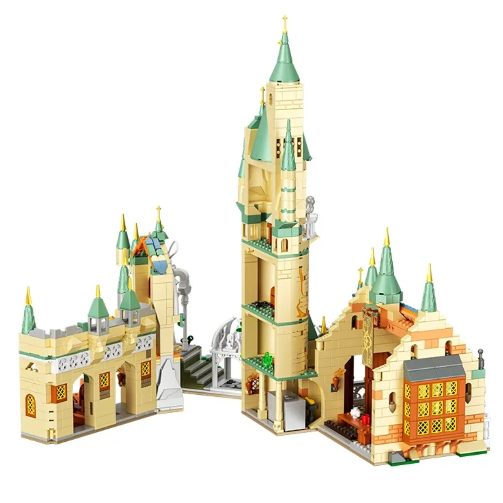 Blocs de construction château d'ombre verte créatifs, 1555 pièces, château d'ombre verte, modèle de maison Rivendell, briques à assembler, jouets pour adultes