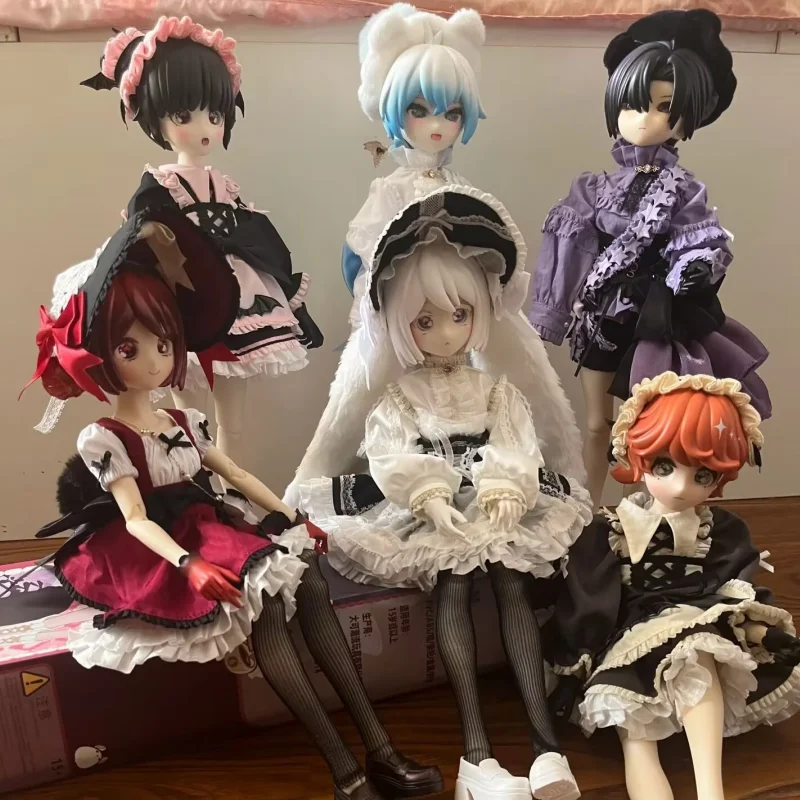 

In Stock Ufdoll Blind Box Tea Plus Series 1/5 Bjd Anime Peripheral Figure Articular Mobility Desktop Ornament Collectible Gifts