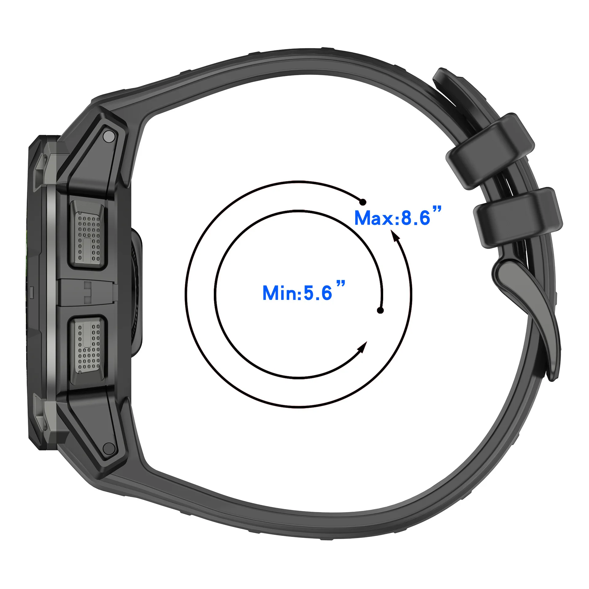 Silicone Band For Instinct 3 Solar 50mm Strap Sport Watchband For Instinct 3 Amoled 50mm Correa No Gaps Bracelet Wristband 26mm image 4