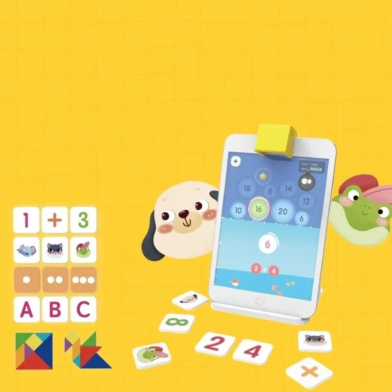 AI الذكية Playmate لجهازك الجذعية الرياضيات الأبجدية تعلم لعبة تعليمية التفاعلية Tangram لغز الإدراكي للأطفال الذين تتراوح أعمارهم بين 3-8