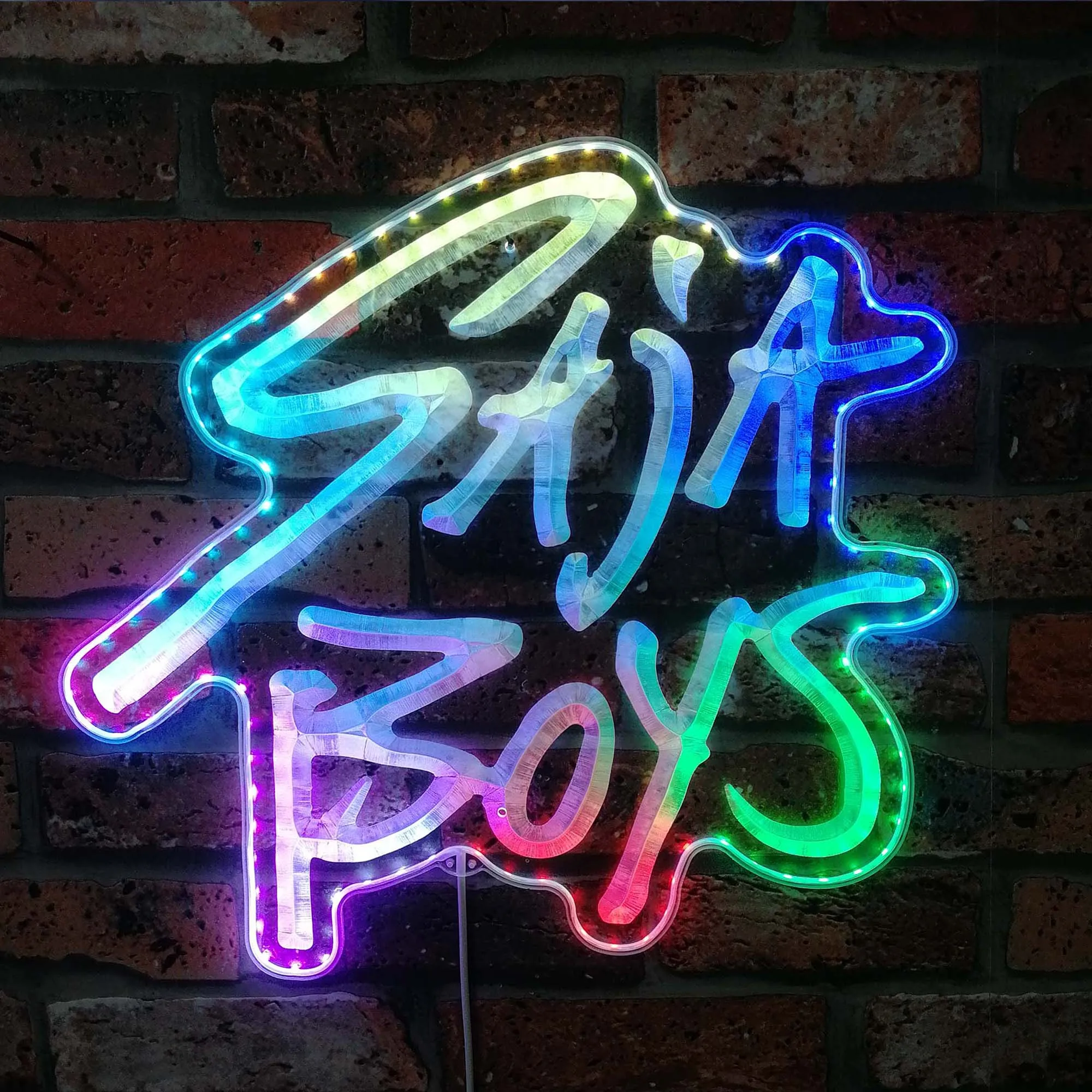 

Kpop Demon Saja Boys Neon LED Sign with Dynamic RGB Colors