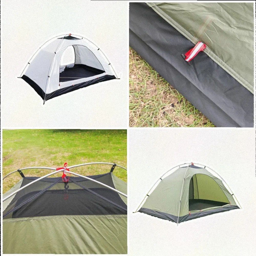 /Self-supporting /Outdoor /Camping Tent Mosquito-proof Warm Inner Tent 190T Polyester Aluminum Pole Waterproof 2 Person Hiking S
