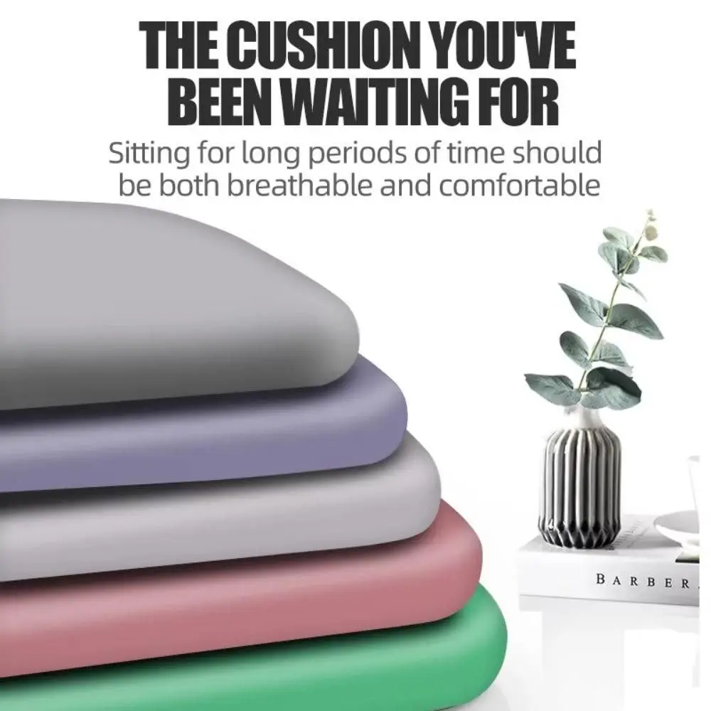 4cm Thick Seat Cushion Ultra Soft Breathable Office Chair Pad Anti-Slip Memory Foam Car Seat Pad