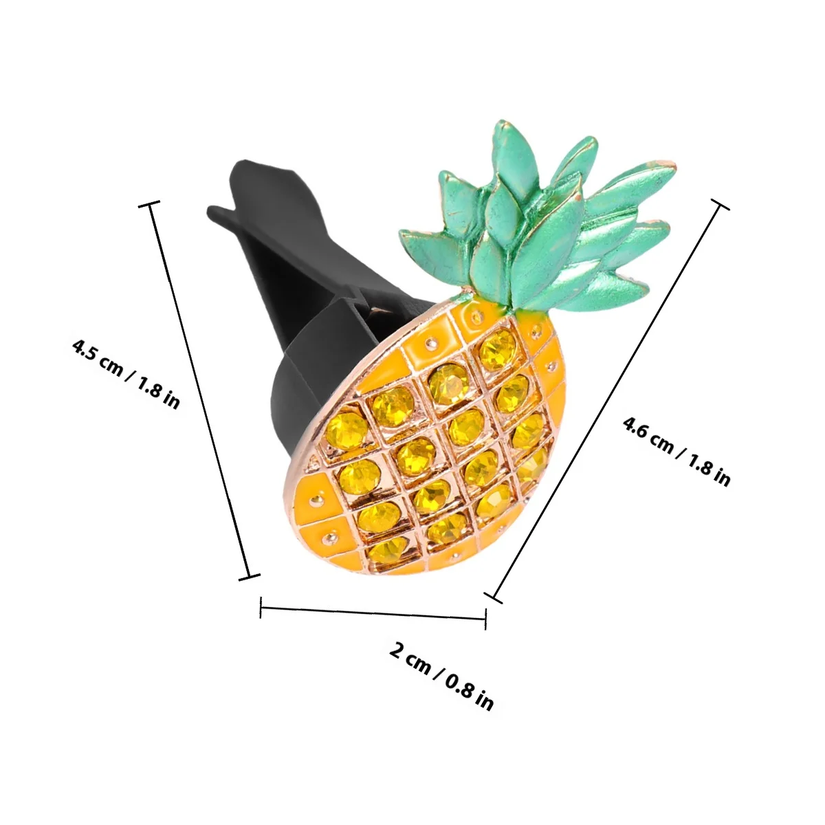 تنفيس كليب السحر تألق الأناناس سيارة الروائح الناشر معطّر الهواء كليب لسيارة تنفيس الاسترخاء رائحة للقيادة السفر