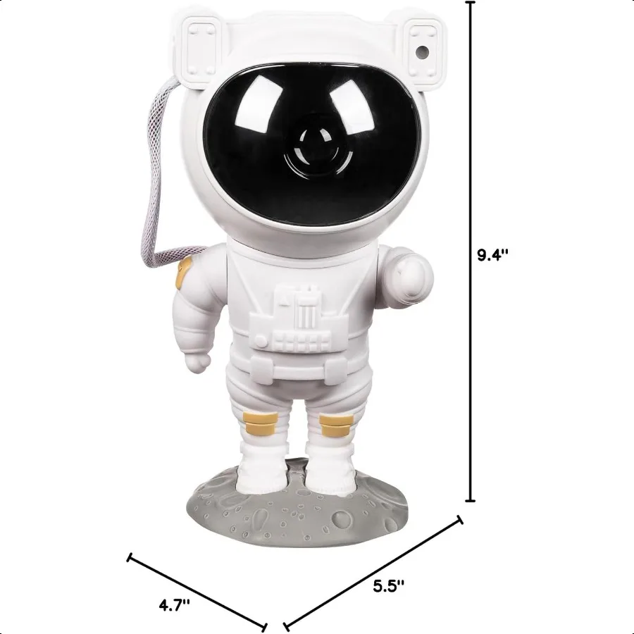 Star Projector Galaxy Night Light Astronaut Space Projector Starry Nebula Ceiling LED Lamp with Timer and Remote Room Decor Aes