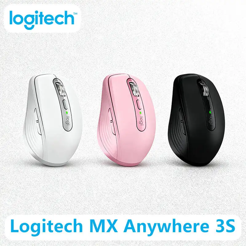 

Logitech Master Series MX Anywhere 3S Bluetooth Беспроводная бесшумная мышь Мягкий звук Офисный женский планшет