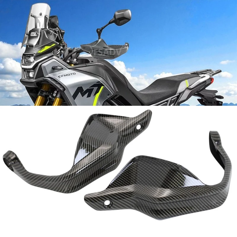 

Carbon Black Handguard Hand Protection Wind Shield Hand Guard For CFMOTO 450MT MT450 CF 450 MT 2024 2025