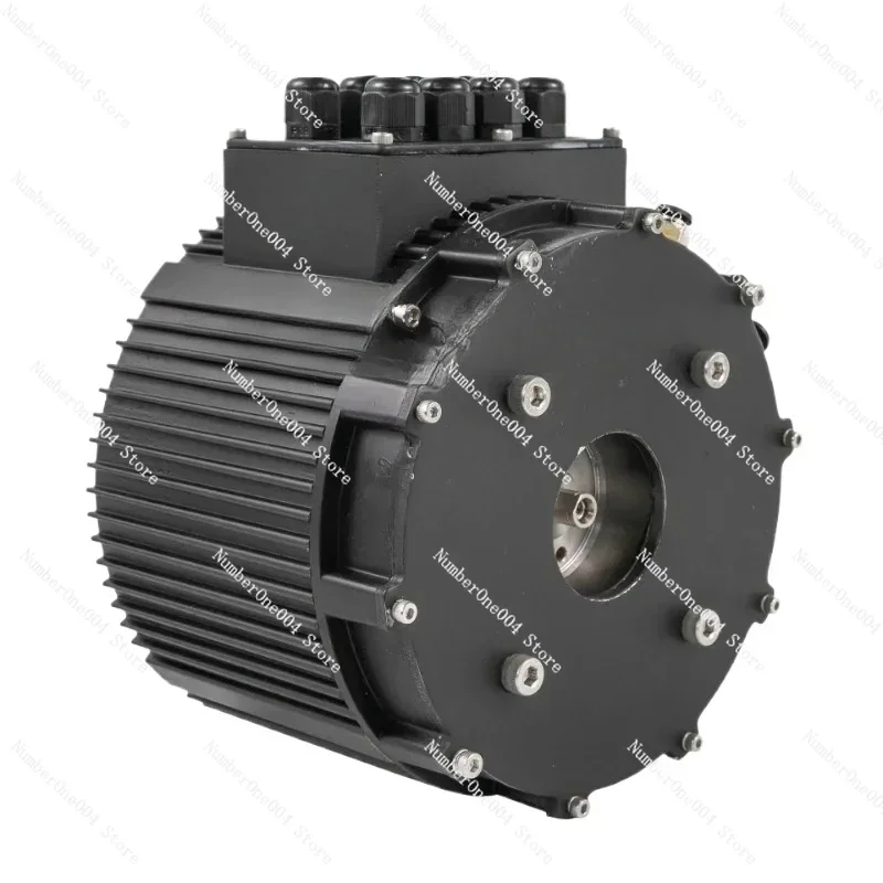 Applicable to 10KW water-cooled motor, high power, electric scooter brushless DC water-cooled motor