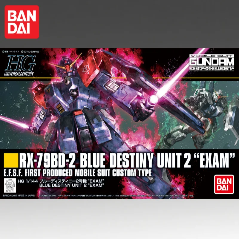 

В наличии: Оригинальная фигурка Bandai HGUC 1/144 Gundam Blue Destiny Unit, новая, в коробке, аниме-персонажи, игрушки.