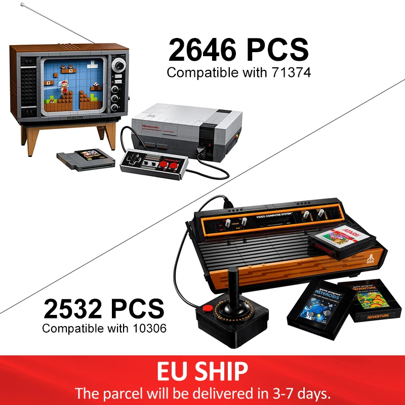 Compatible 10306 modèle de Machine de jeu classique blocs de construction modèle enfants adultes brique jouets cadeau de noël Compatible 71374