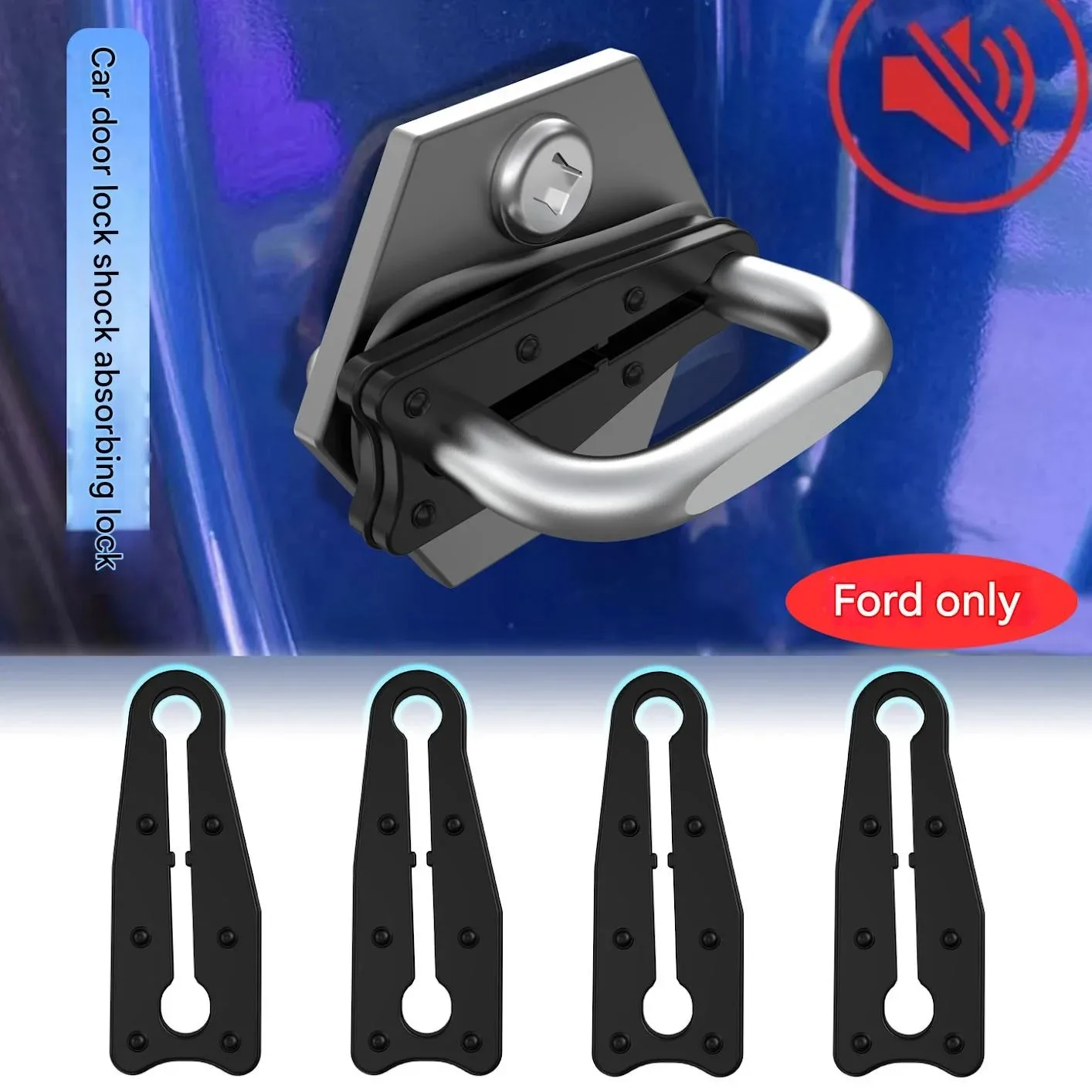 

Fit for Specialized Door Lock Damper, 4-Pack Sound Deadener & Anti-Collision Silicone Cushion