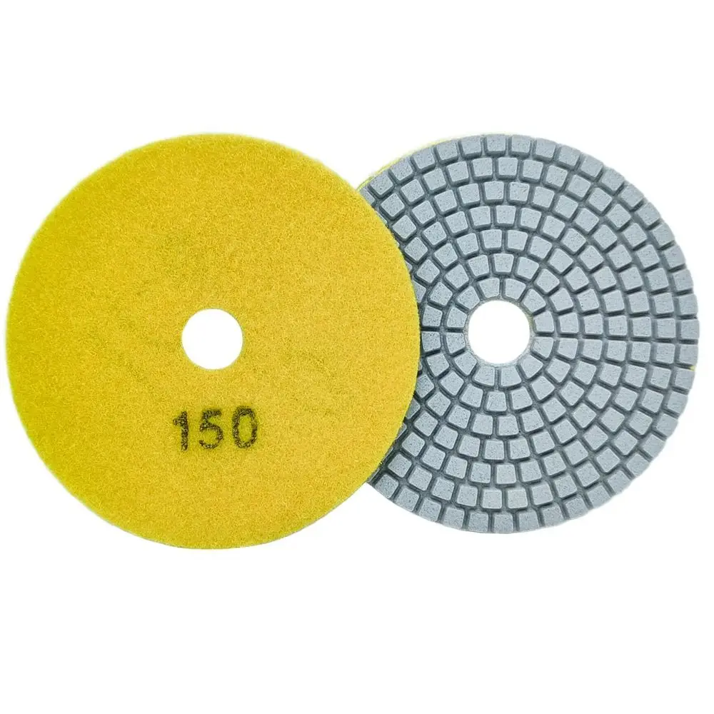 10 قطعة 100 مللي متر 4 "الماس لوحة تلميع أدوات تلميع لينة الرطب لوحة تلميع عالية الكفاءة حاد طحن أقراص
