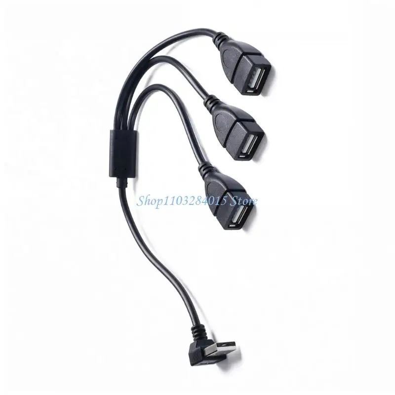 R6FF USB Splitter Adapter  for Data Sync and Charging Supporting Multiple USB2.0 Devices in Tight Areas