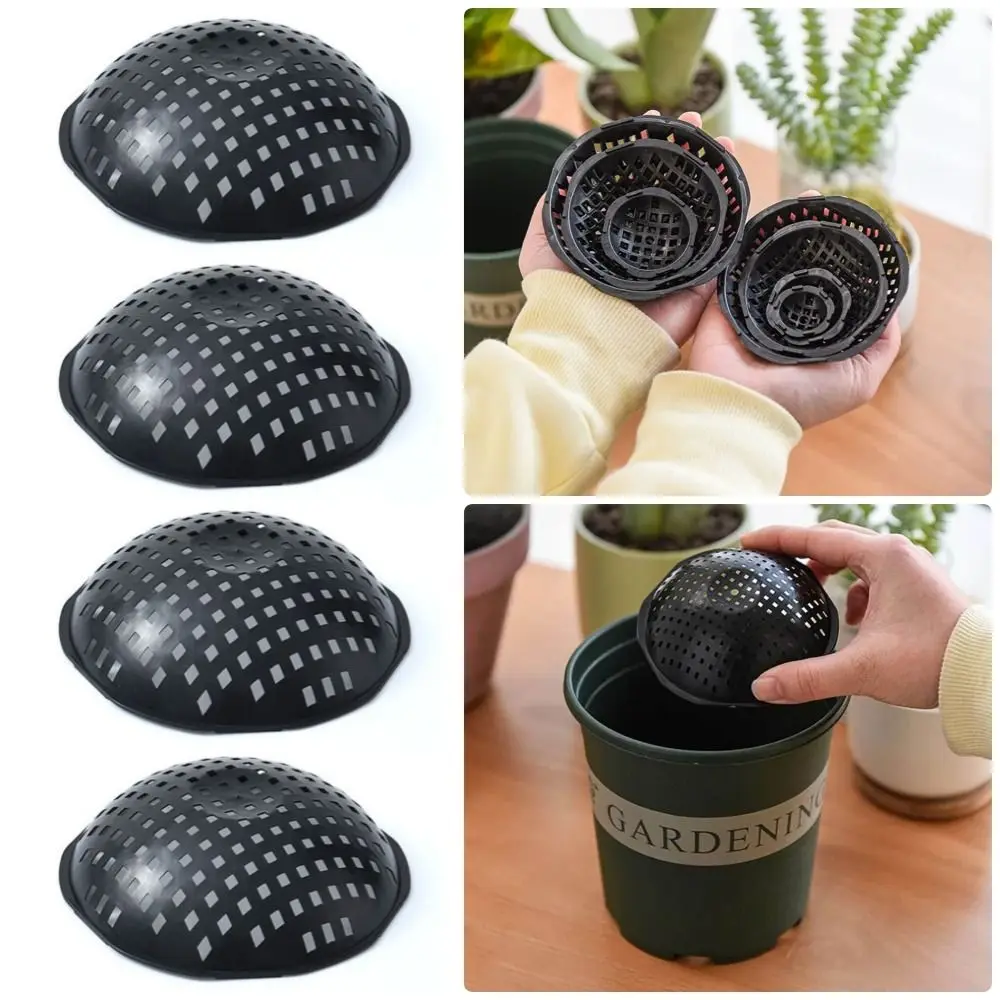 5/10Pcs Bonsai Basin Flowerpot Bottom Grid Mat Garden Accessories Breathable Pot Hole Mesh Pad Leakproof Flower Pot