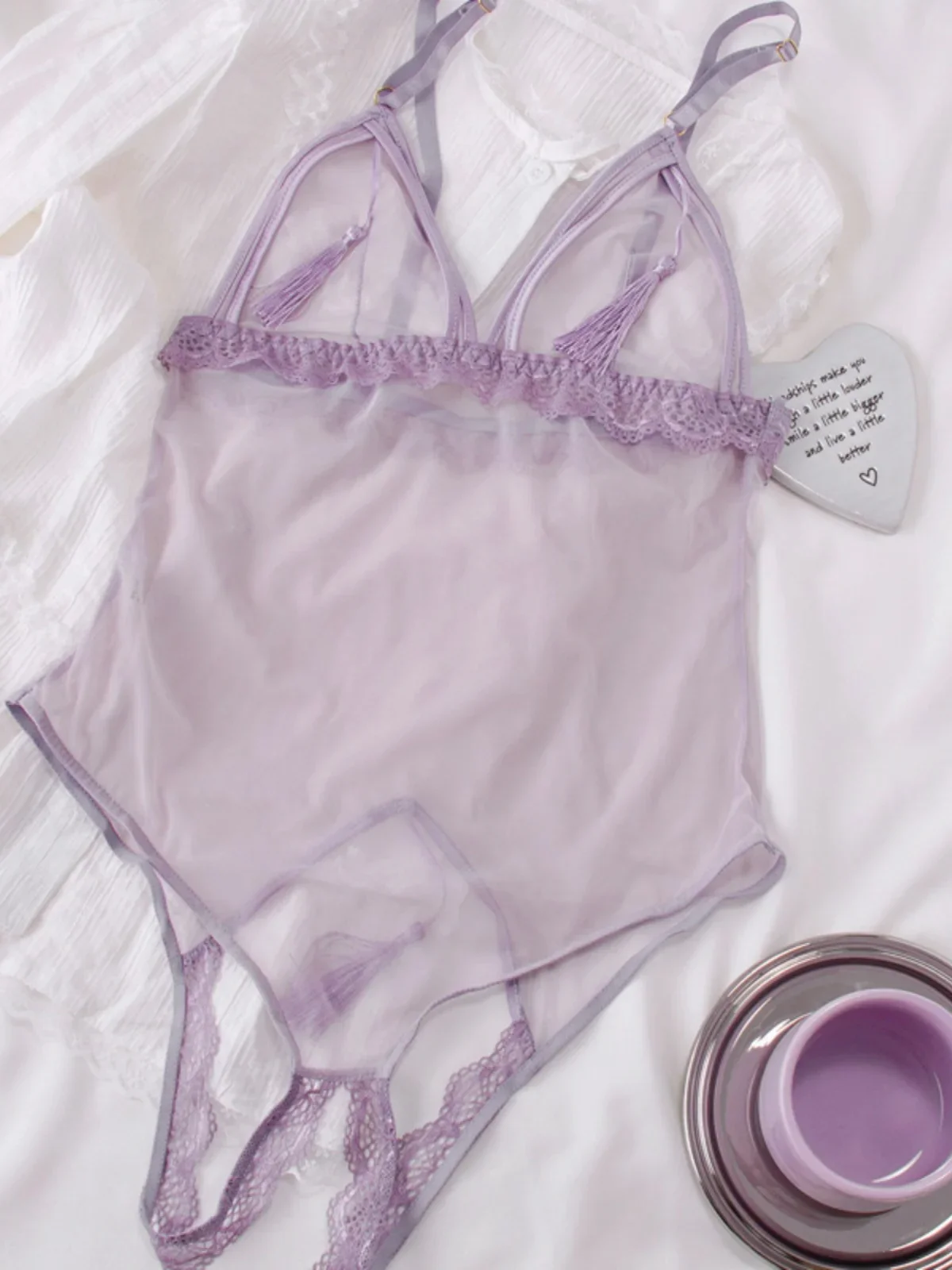 

Сексуальная пижама, тонкий комбинезон, прозрачное новое нижнее белье, винтажное женское сетчатое цельное боди с лямкой на шее