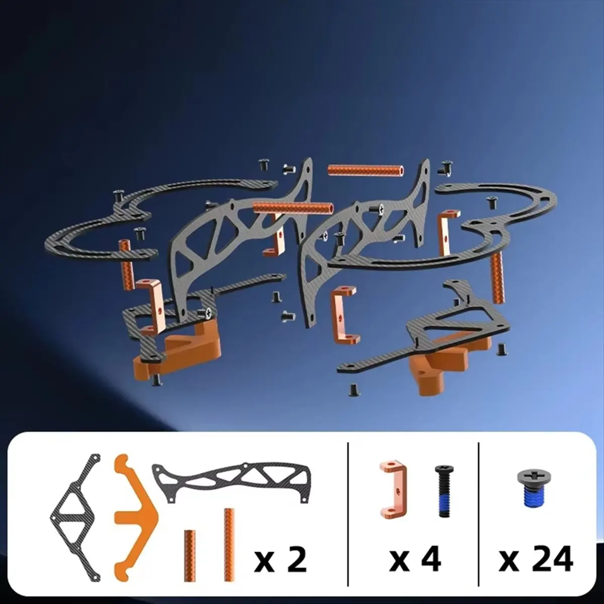 A14M For NEO Carbon Fiber Armor Kit Protector Anti Crash Reinforcement EVA Crashproof Anti Collision