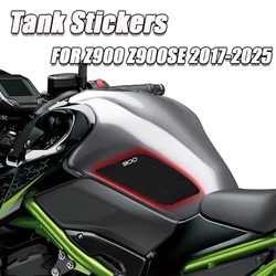 Motorcycle Non-slip Side Fuel Tank Stickers Waterproof Pad Rubber Sticker For Z900 SE Z 900 Z900SE 2017 - 2024 2023 2022 2021