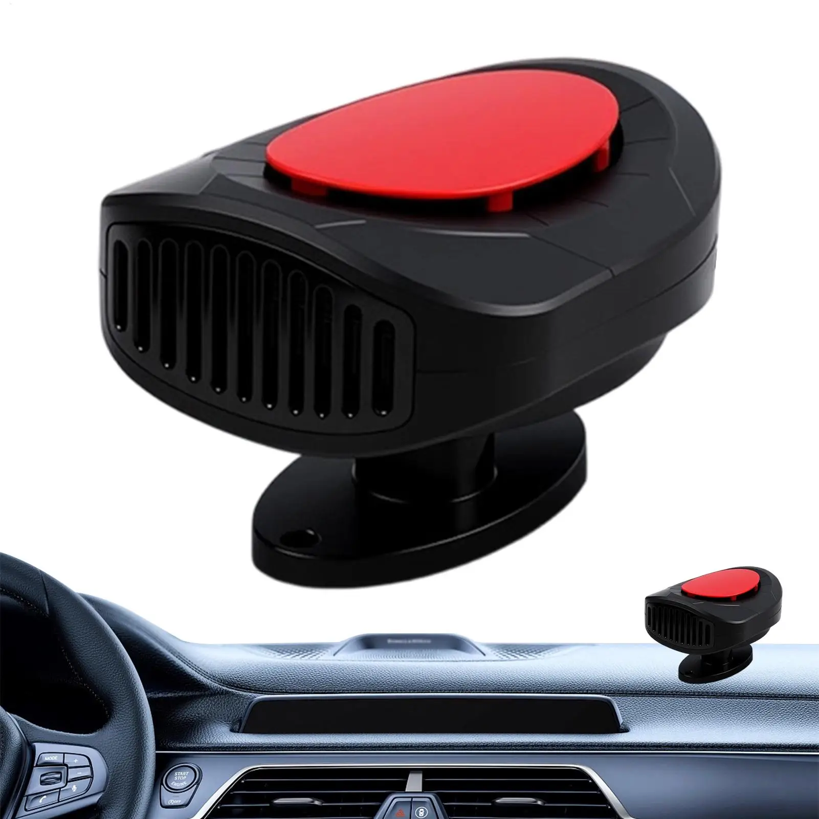 12V Car Heater 12V Fast Heating Portable Windshield Demister Car Window Demister For Drivers Campers Travelers Tailgating Trucks