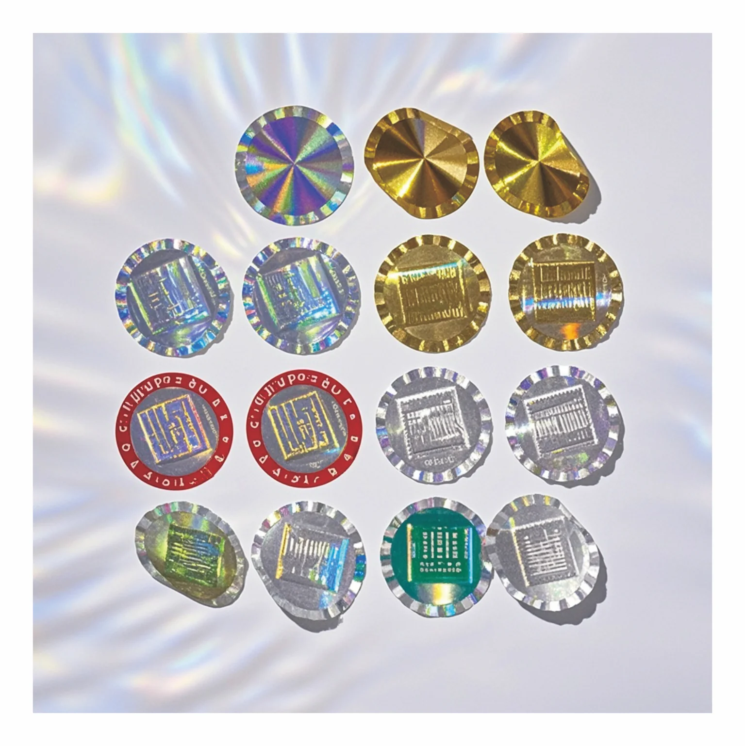 

Professional Custom Hologram Label In Roll Luxury Brand Authentication Label Made In China