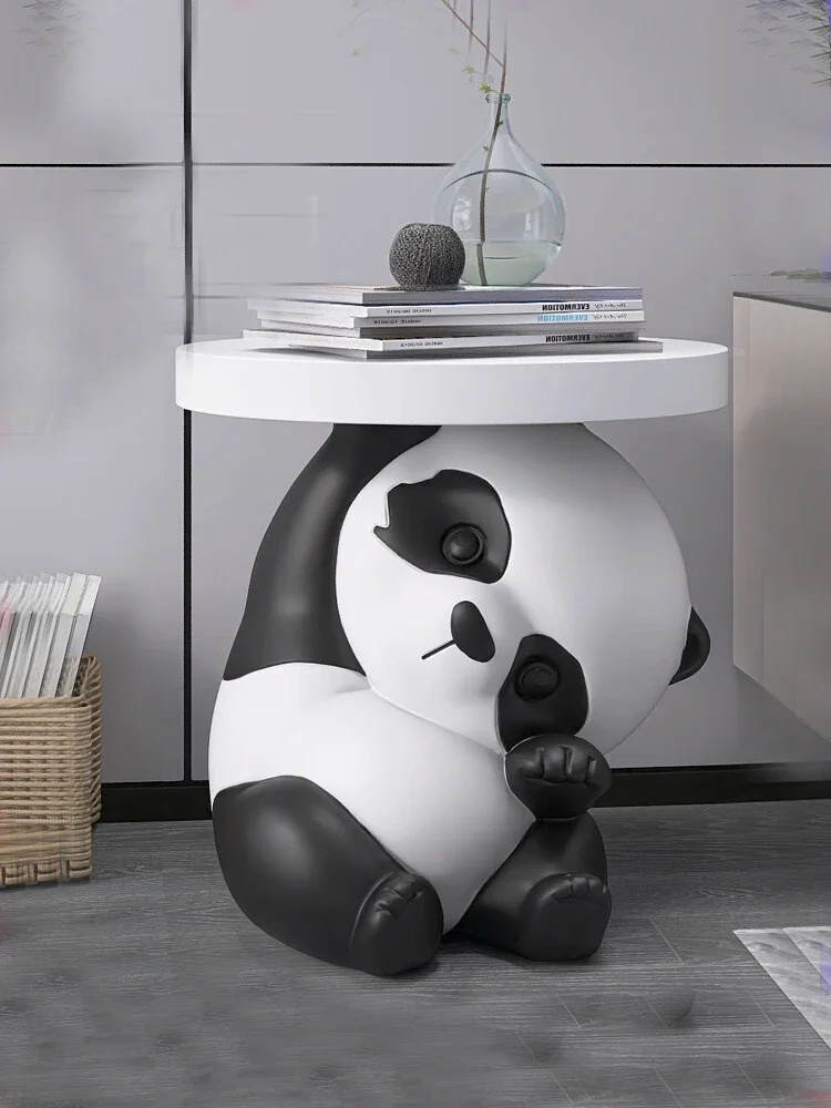 

Nordic Home Decor Panda Statue Creative Floor Ornaments Living Room sofa Tray Coffee Table Cabinet Furniture Housewarming Gifts