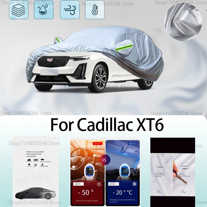 

For Cadillac XT6 Car clothing sun protection snow prevention antifreeze car protective cover auto cover