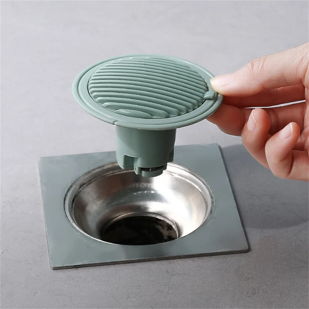 Shower Drain Stopper Anti-odor Silicone Strainer Floor Drain Hair Catcher Insect-proof Deodorant Plug