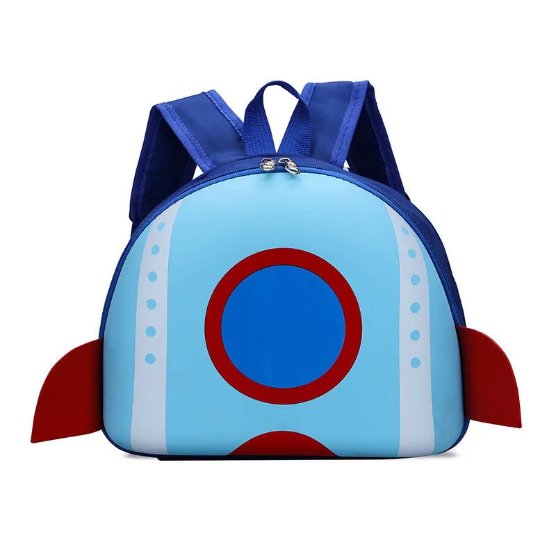 Rainbow Semi-circular Children's Waterproof Backpack Kindergarten Bag 3-5 Years Old Boys and Girls Cute Rucksack Kids Accessory