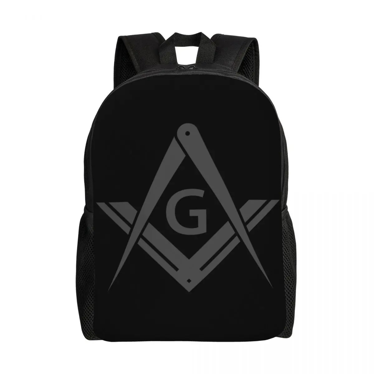 Personalized Freemason Logo Backpacks Women Men Fashion Bookbag for School College Masonic Mason Freemasonry Bags