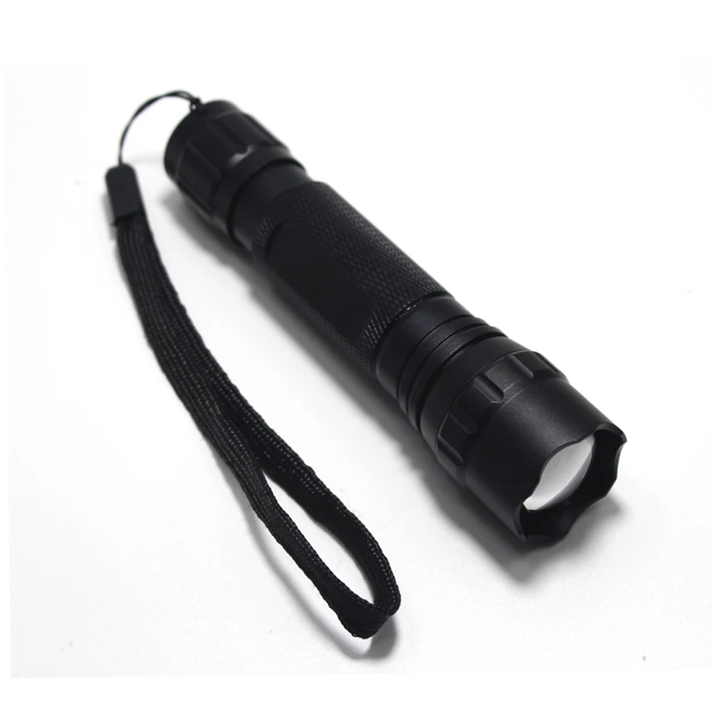 501C LED Torch 2000LM Portable Zoomable Tactical Flashlight 1 Mode IP65 Waterproof Lantern Light Fishing hunting Camping