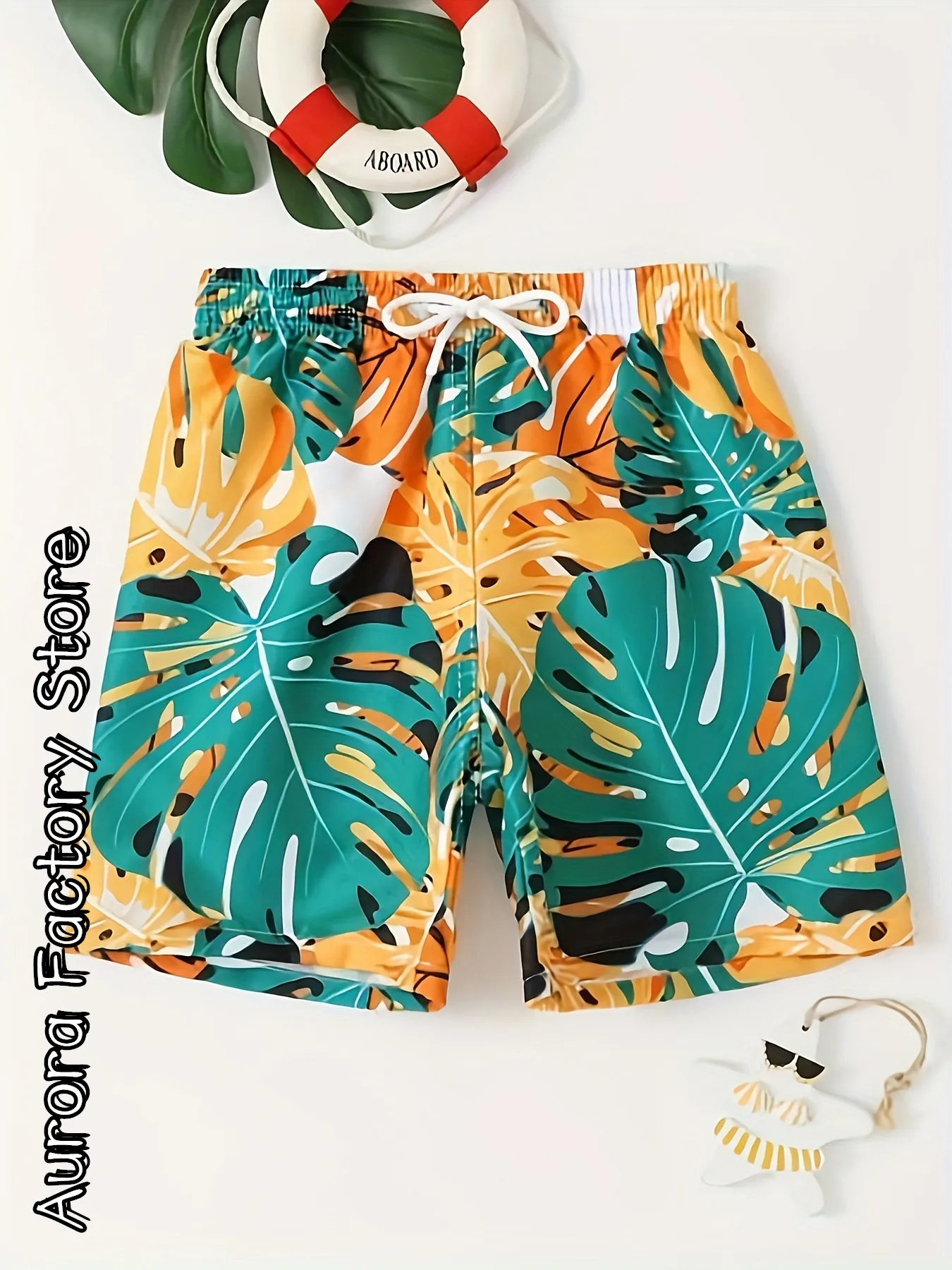 Summer Men Fashion Shorts 3D Colorful Coconut Tree Print Clothing Boys Kids Casual Hawaii Vacation Shorts Male Chic Beach Shorts