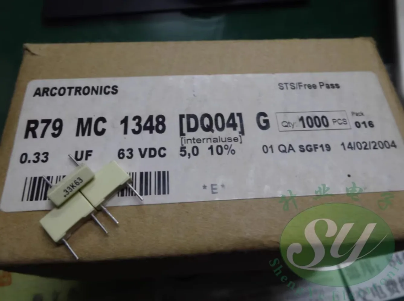 

20PCS AV R79 0.33uf/63V 330nf u33 334 New film capacitor 7.5MM