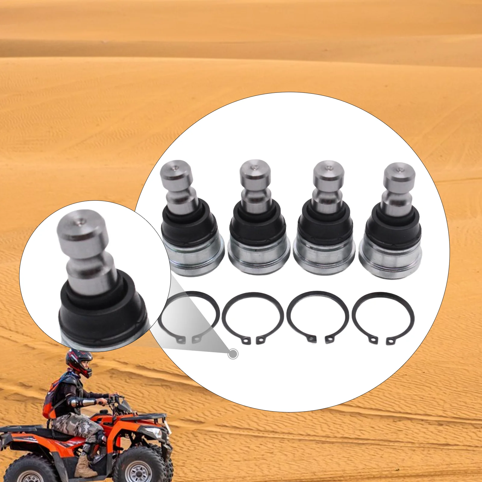 4-個のボールジョイント-7061187-7081505-完全なセット-取り付けが簡単-交換用