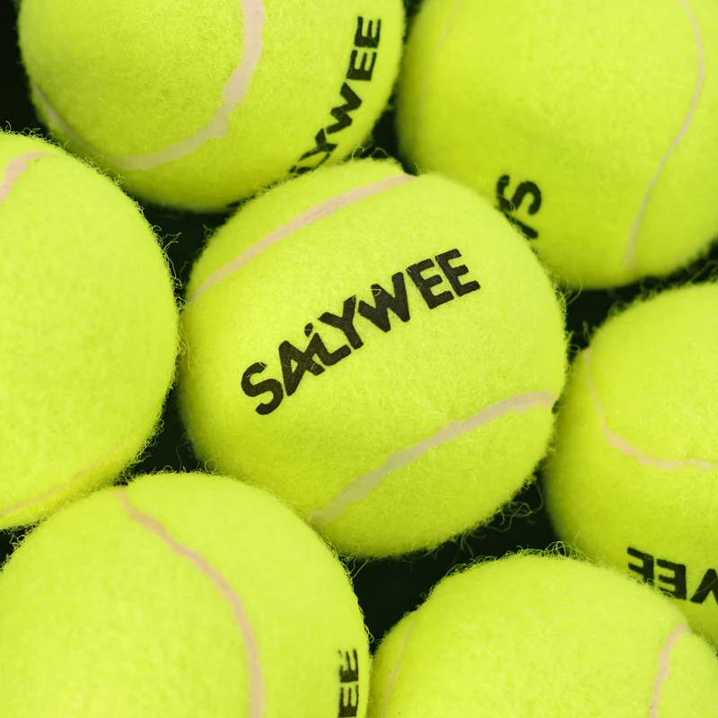 3 High Elasticity Tennis Balls, Durable Rubber Tennis Ball, Smooth&Even Surface for Outdoor Indoor Sport, Dog Friendly