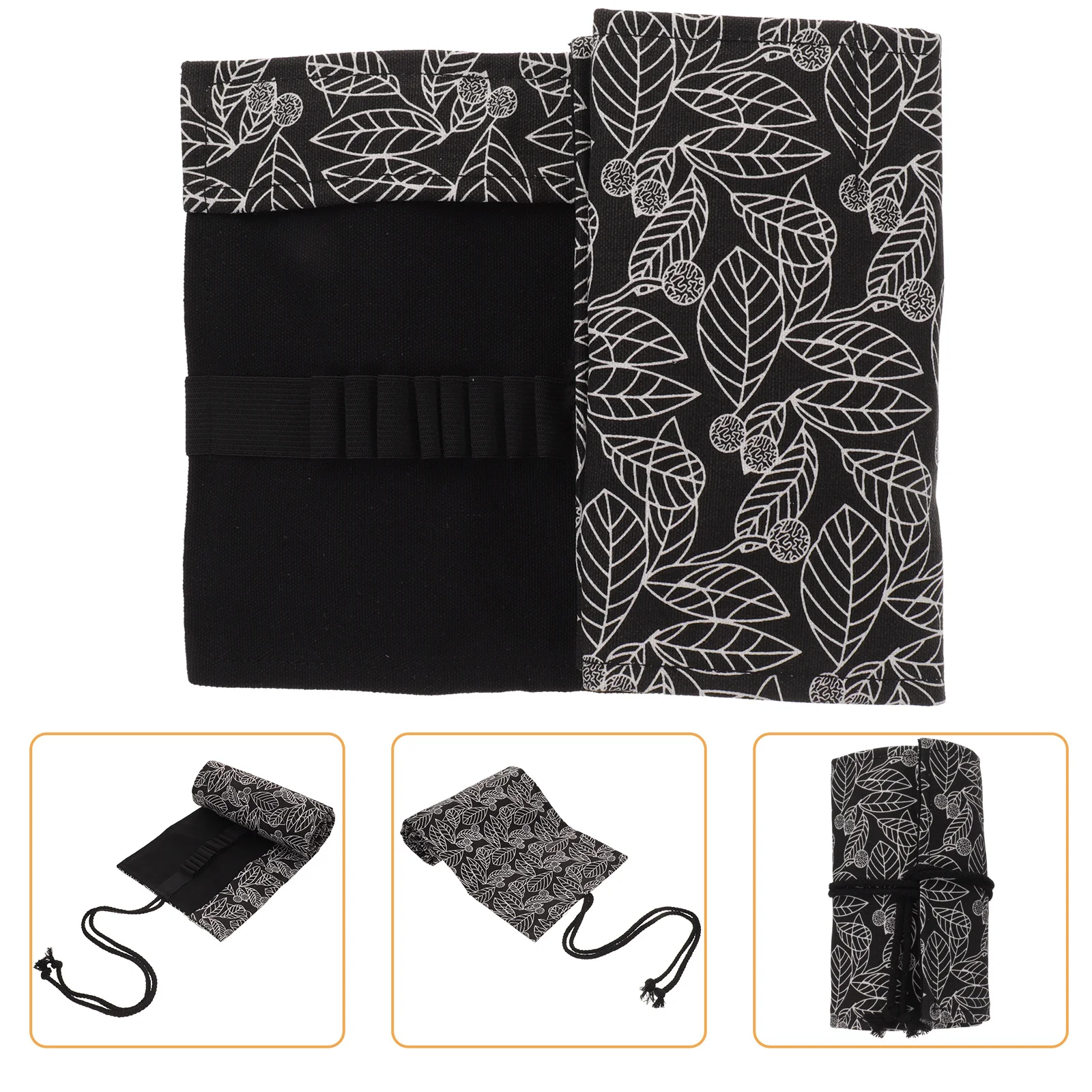 Большой вместительный свернутый чехол для карандашей, органайзер для хранения маркеров, прочная сумка для ручек, компактная упаковка для карандашей для детей, взрослых, художников