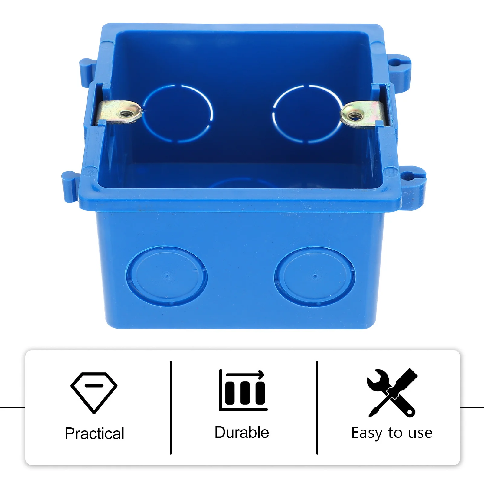 4 قطعة صندوق وصلات مقاوم للماء الثقيلة بولي كلوريد الفينيل كابل كهربائي جهاز حماية العرض في الهواء الطلق صناديق اتصال مانعة لتسرب الماء #5