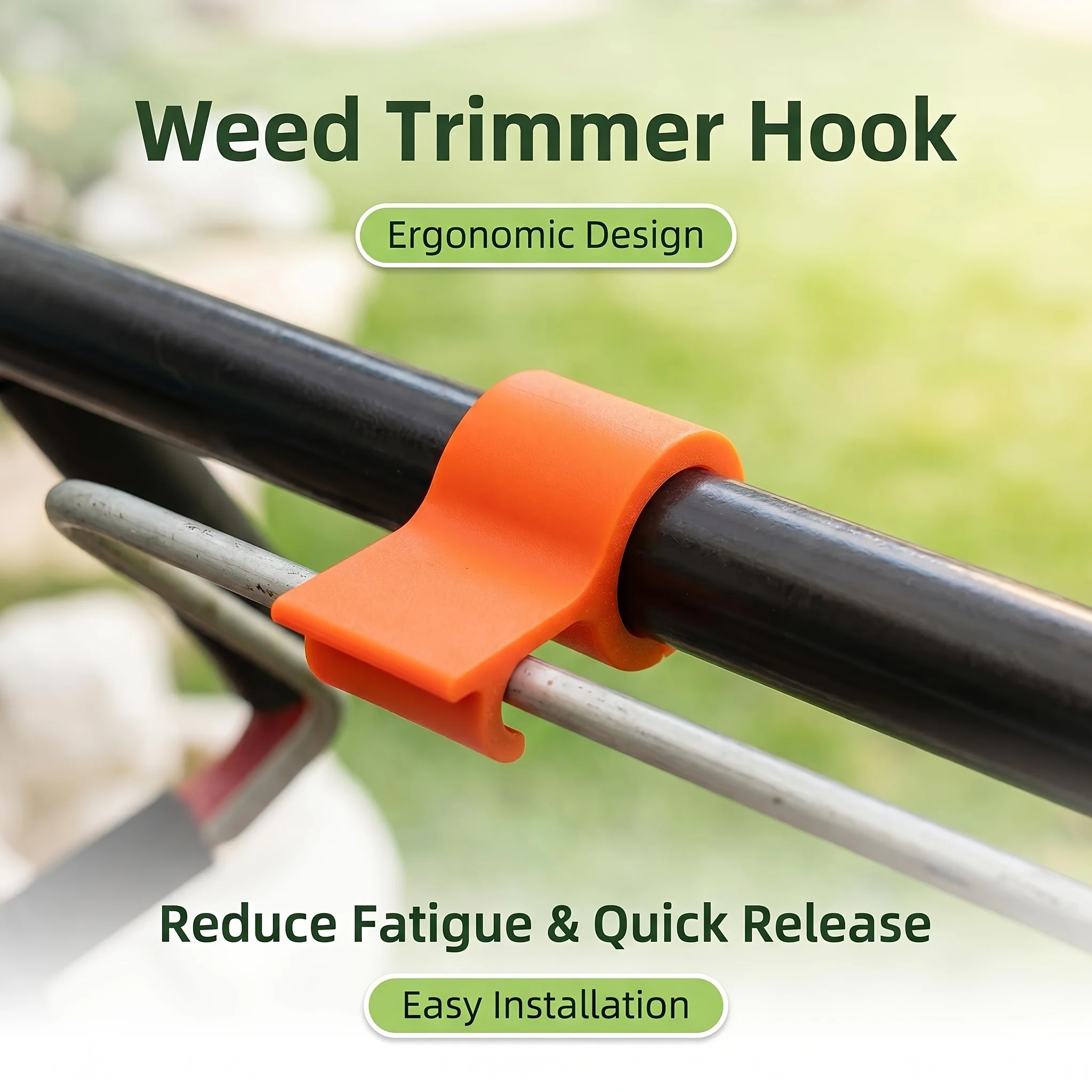 6/2 Pack Lawn Mower Hooks, Tool-Free Quick Installation and Removal, Saves Time Preparing for the Job, Bright Colors, Not Easy to Lose, Effectively Reduces Fatigue from Long Hours of Work, Halloween and Christmas Gifts