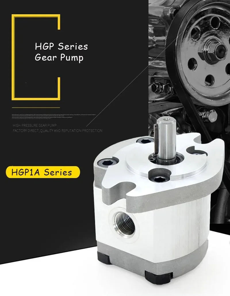 

HGP-1A Series Booster Pump Micro Gear Pump Hydraulic High-Pressure Gear Pump