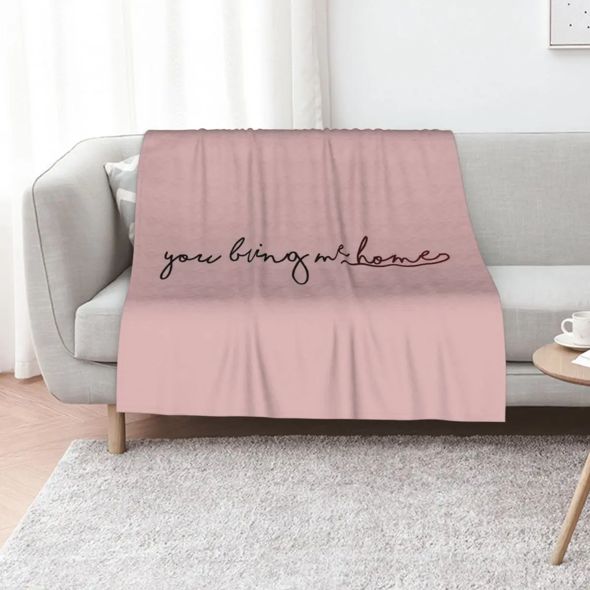 You Bring Me Home - Sweet Creature - HS Throw Blanket Polar Decoratives Bed covers Beautifuls Sofas Kid'S Blankets