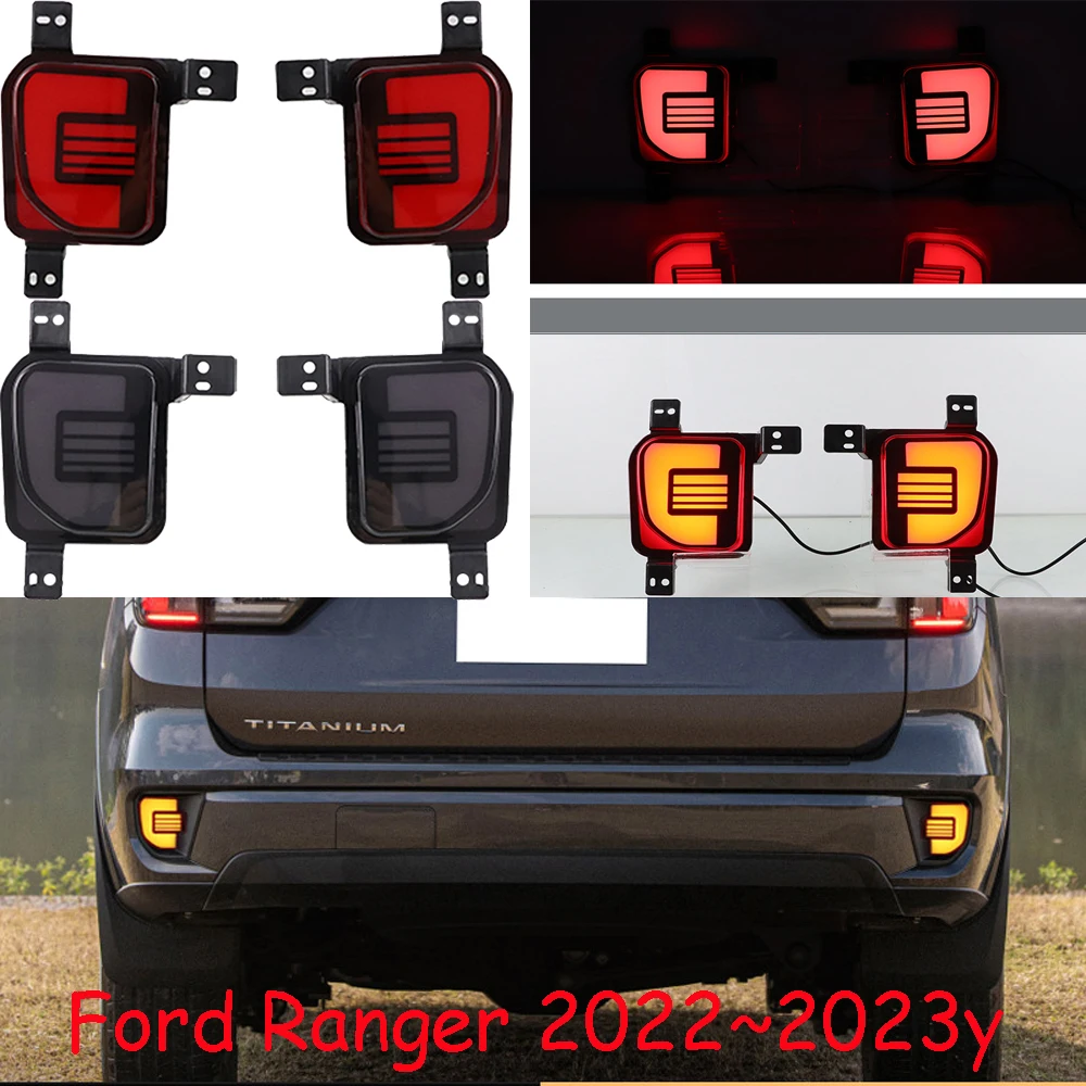 car bumper Everest tail light for Ford Ranger taillight LED Reflector 2022~2023y car accessories Taillamp for Ranger fog lamp