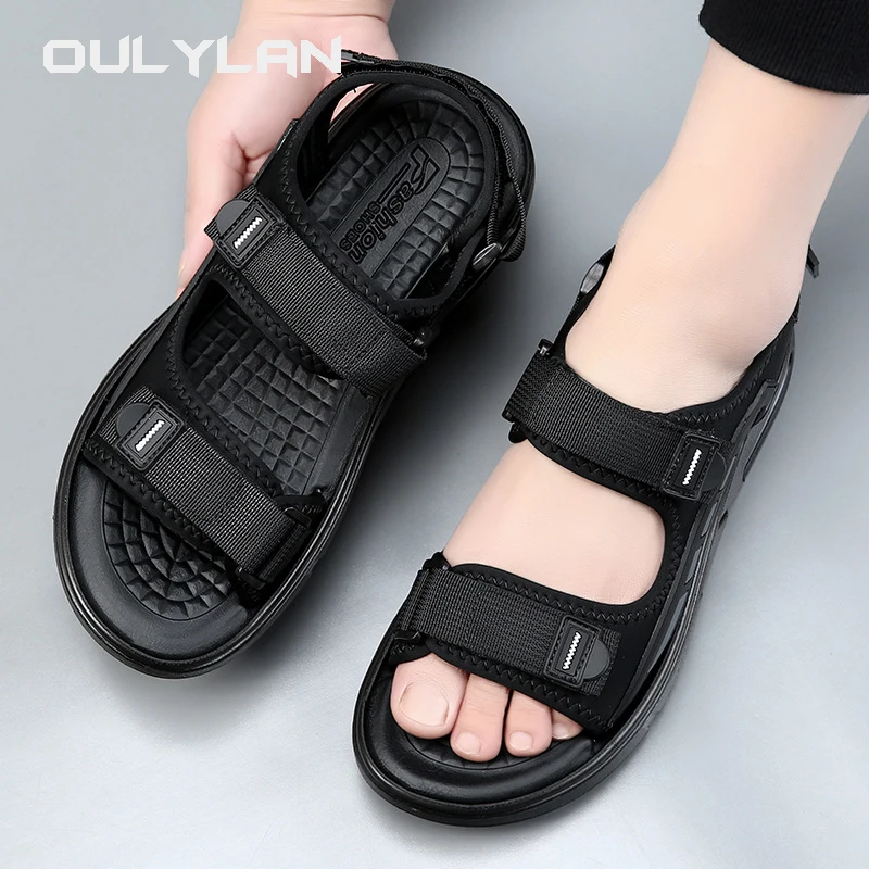 

Fashion Outdoor Lightweight EVA Sole Breathable Sandy Beach New Men Sandals Garden Shoes Summer High Quality Clogs Big Size