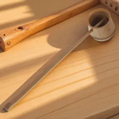 Bamboo Kitchen Ladle Water Scoop Wine Dipper for Home Teahouse Garden Scooping Red Wine Juice Oil Essential Oil Salt Flour