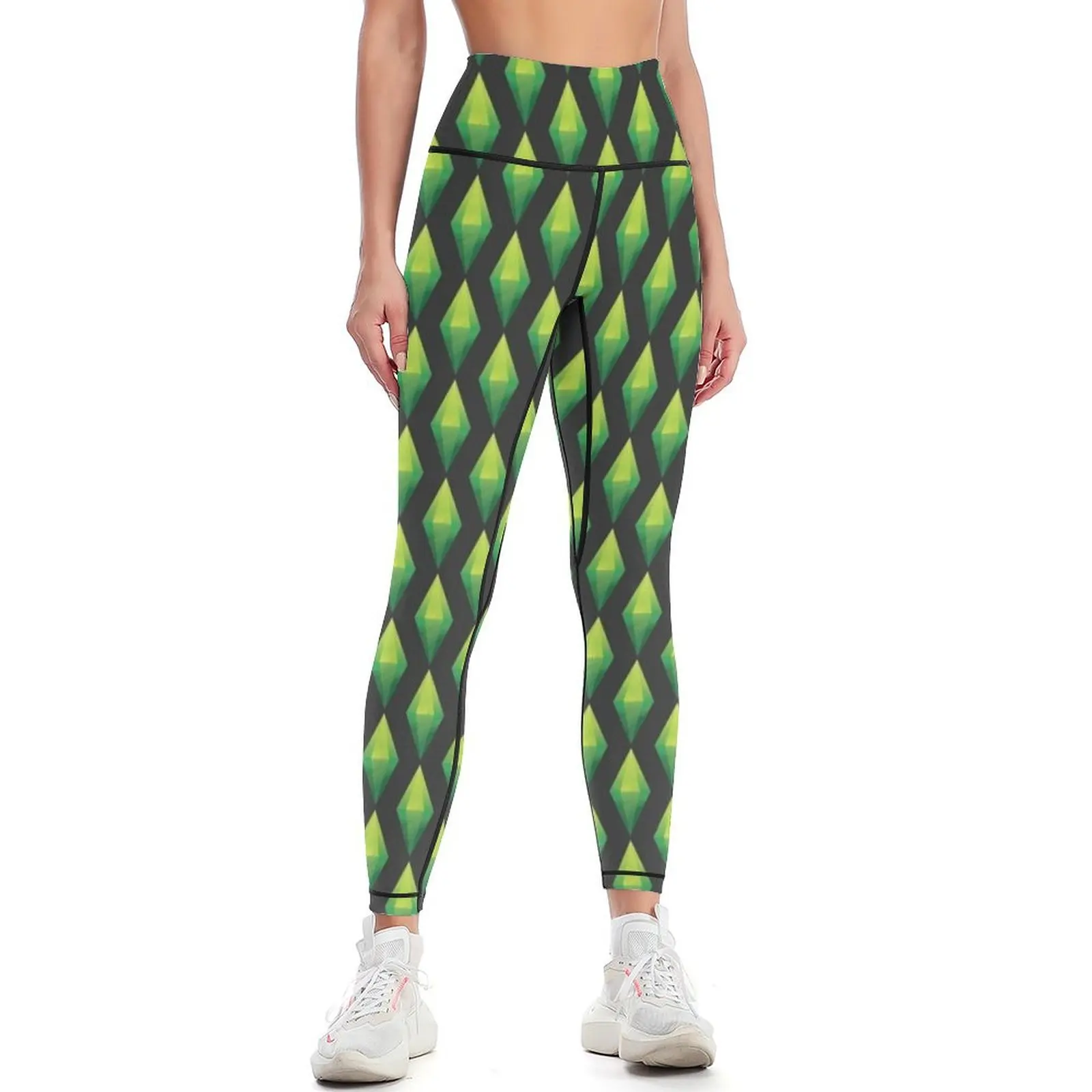 

Plumbob - The Sims Leggings gym's sportswear sporty woman push up Womens Leggings